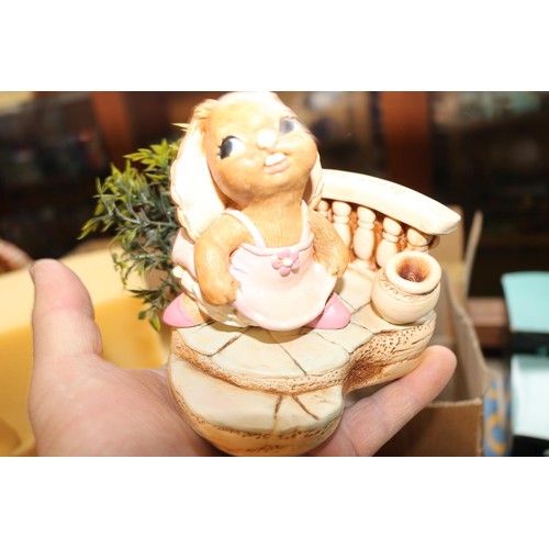 622 - 3 boxed Pendelfin ornaments; auctioneer, event piece no. 4, cracker