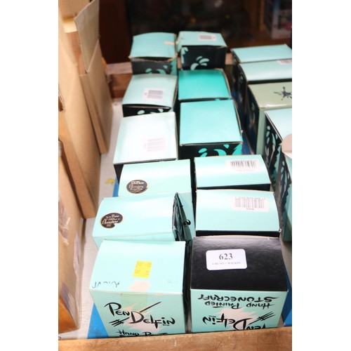 623 - 12 boxed Pendelfin rabbits