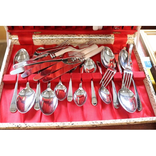 629 - Quality cutlery sets, some boxed, loose sets & canteen