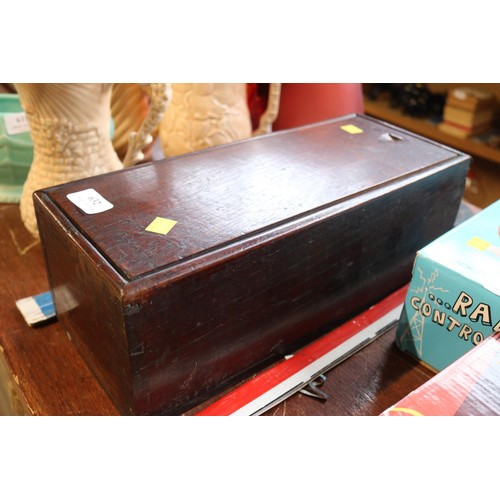 632 - Oak candle box