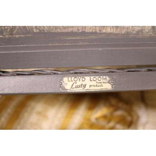 667 - Lloyd Loom laundry basket
