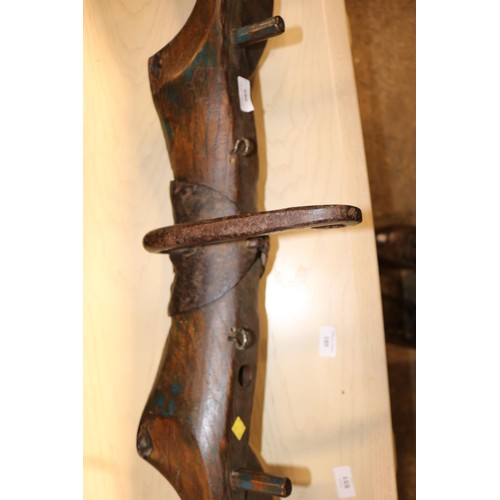 680 - Large wooden oxen yoke