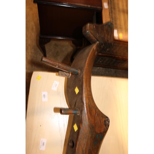 680 - Large wooden oxen yoke