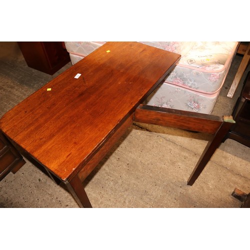 695 - Georgian inlaid fold over tea table