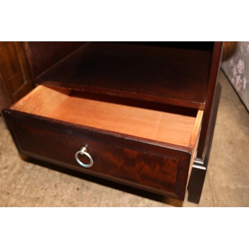 704 - Pair of Stag minstrel bedside cabinets