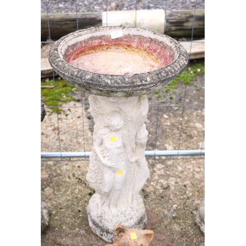 15 - 3 graces Bird bath