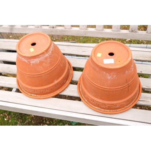 43 - Pair of clay pots