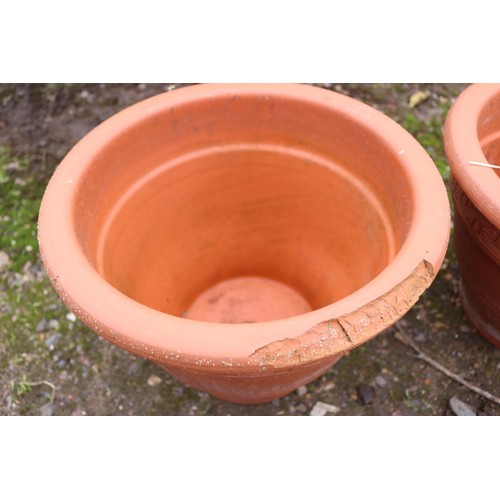 43 - Pair of clay pots