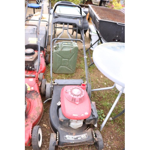 51 - 2 petrol lawnmower, red