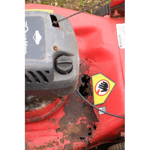 51 - 2 petrol lawnmower, red