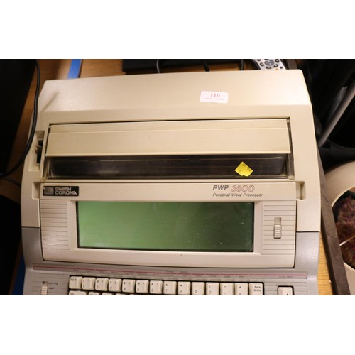 110 - Smith Corona word processor - warranted until 12 noon Tuesday following the above sale