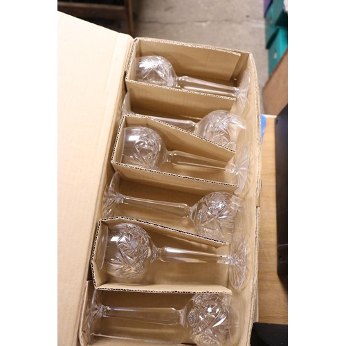 112 - Qty of boxed glass sets