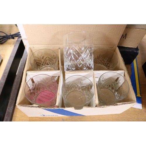 112 - Qty of boxed glass sets