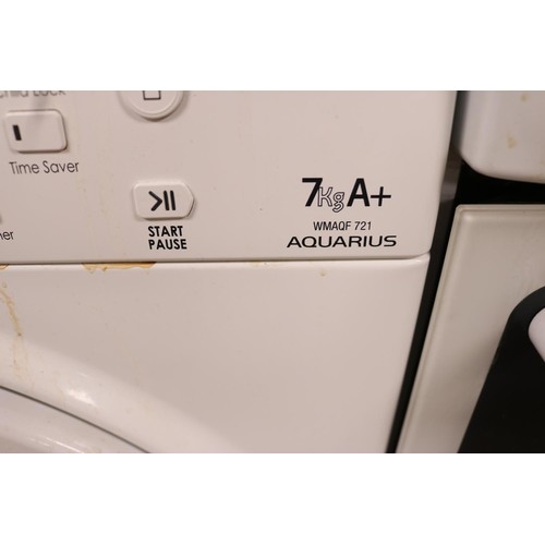 123 - Hotpoint washing machine - warranted until 12 noon Tuesday following the above sale