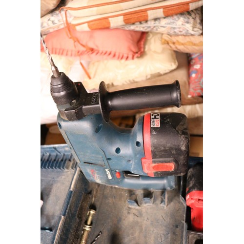 145 - Bosch 24v battery SDS hammer drill plus - warranted until 12 noon Tuesday following the above sale