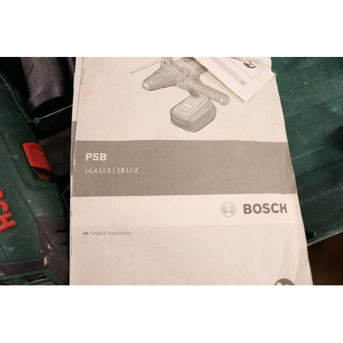 146 - Bosch 18v battery lithium hammer drill - warranted until 12 noon Tuesday following the above sale