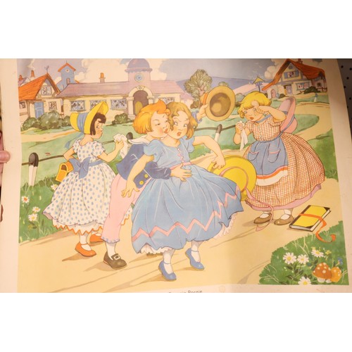 245 - 4x Boyce gay way series nursery rhymes prints by Macmillan & Co