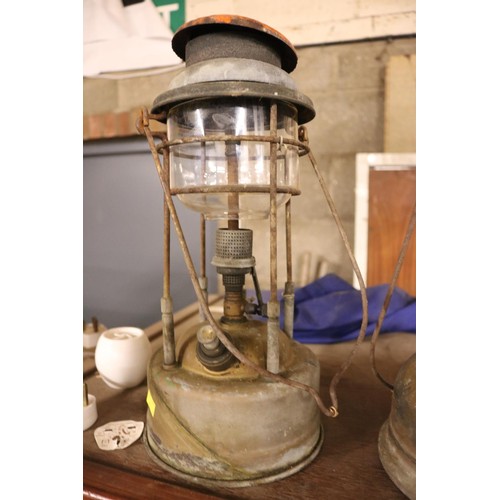 545 - 2 brass Tilley lamps