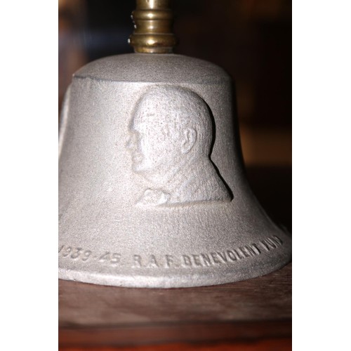 564 - 1939-45 RAF benevolent fund bell (made from German aircraft shot down)