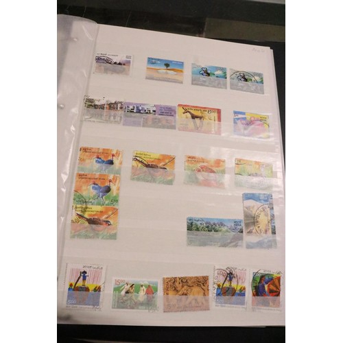 658 - Album & stock book stamps from India in 1 selection in the other