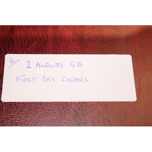 660 - 2 albums of GB first day covers