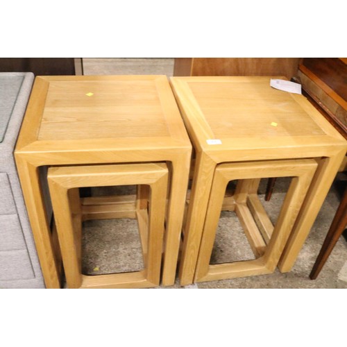 815 - Set of a pair of 2 tables oak