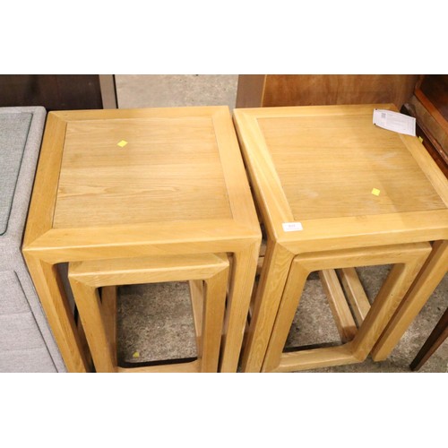 815 - Set of a pair of 2 tables oak