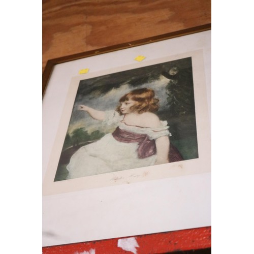 567 - 2 vintage framed & glazed prints by Reynolds & Brun