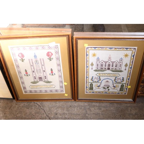 568 - Blickling sampler & 1 other