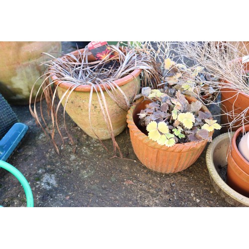 22 - Selection of various small terracotta plant pots etc