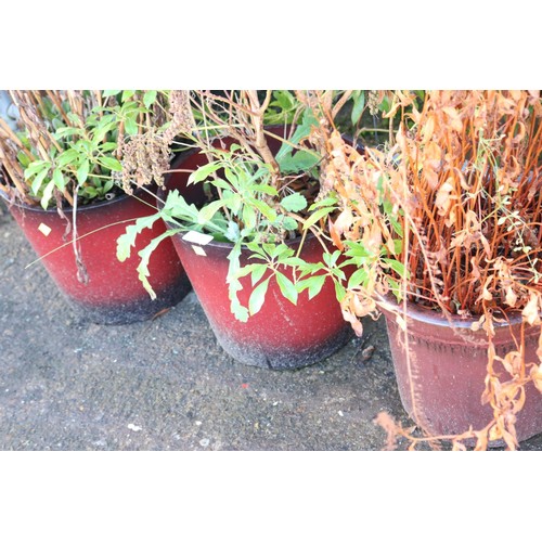 26 - 2 x stick plant pots and two others