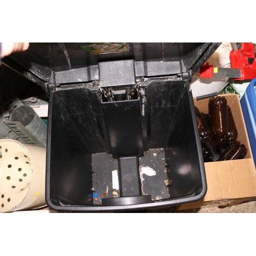145 - heavy duty black bin
