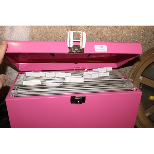 168 - Portable filing box