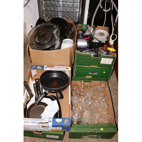 178 - 6 x boxes of various, kitchenware