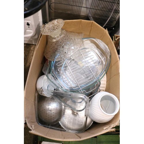 178 - 6 x boxes of various, kitchenware