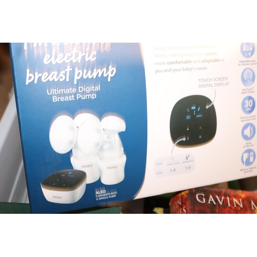 301 - Newby double electric breast pump & new bottle - warranted until 12 noon Tuesday following the above... 