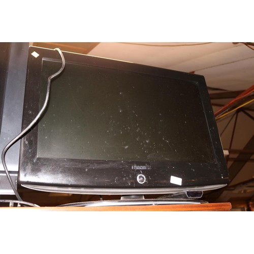 306 - Neon dvd flatscreen tv with remote - warranted until 12 noon, Tuesday, following the above sale