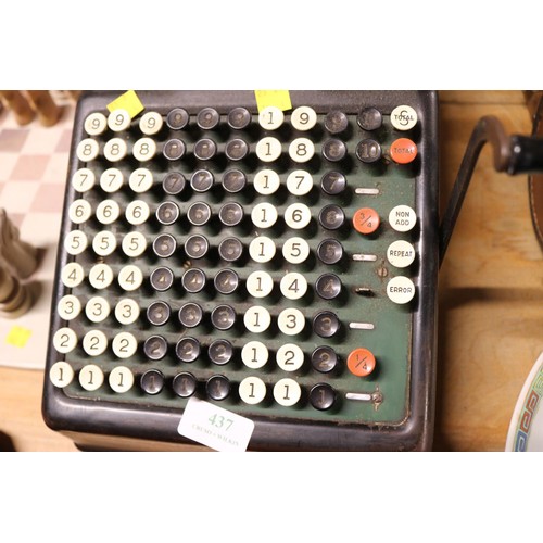 437 - 1920's Burroughs portable adding machine