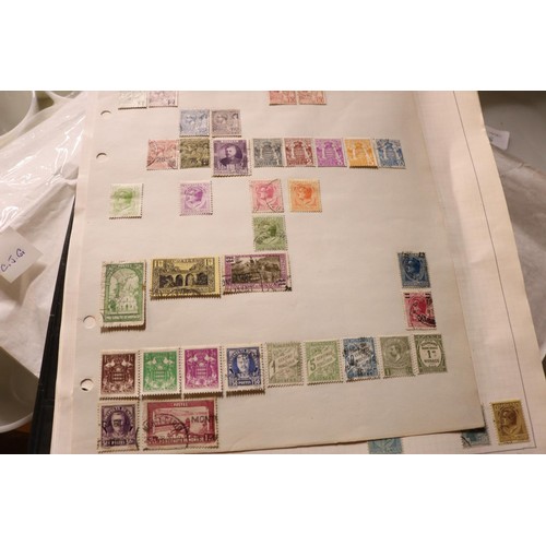 558 - Stamps, Monaco on leaves & hagners