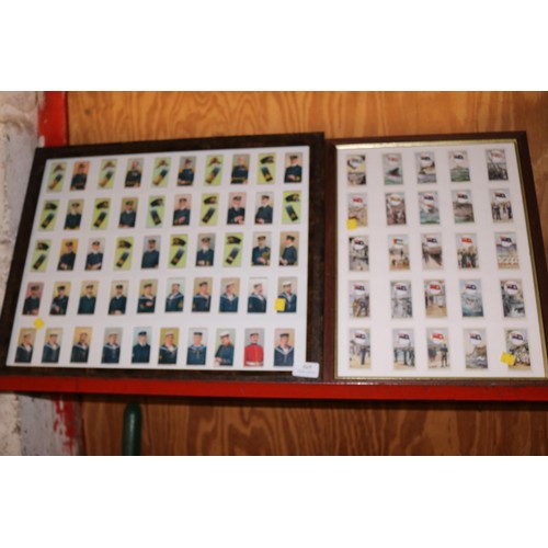 569 - Wills cigarette cards in 2 picture frames