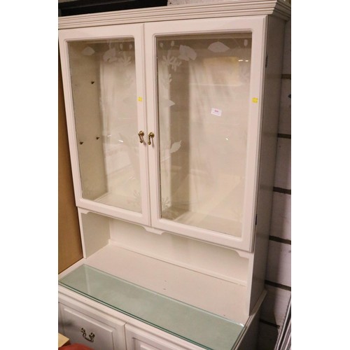 711 - Painted display cabinet