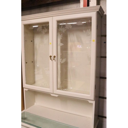 711 - Painted display cabinet