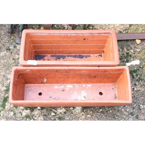 8 - 2 x plant troughs small