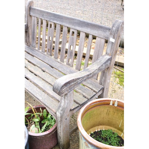 14 - Wooden garden bench