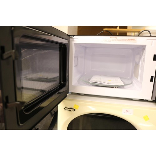 120 - Black George Home microwave - warranted until 12 noon Tuesday following the above sale