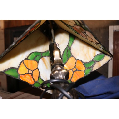 473 - Pair of tiffany style lamps - warranted until 12 noon Tuesday following the above sale