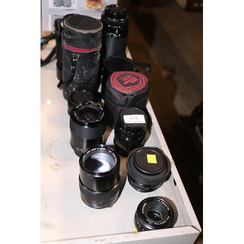 618 - 12 x various lenses