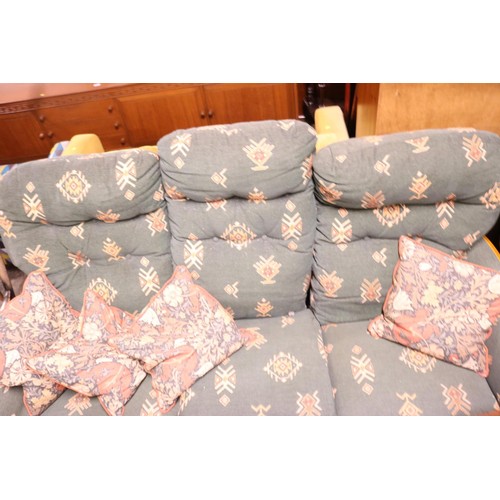 641 - Ercol style 3 seater sofa & 1 armchair