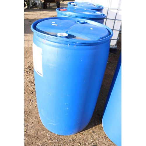 9 - Blue barrel - has only held ad blue as contents