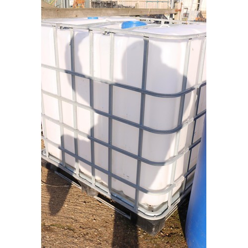 12 - Ad blue IBC 1000 litre tank - only had ad blue as contents and only a few months old